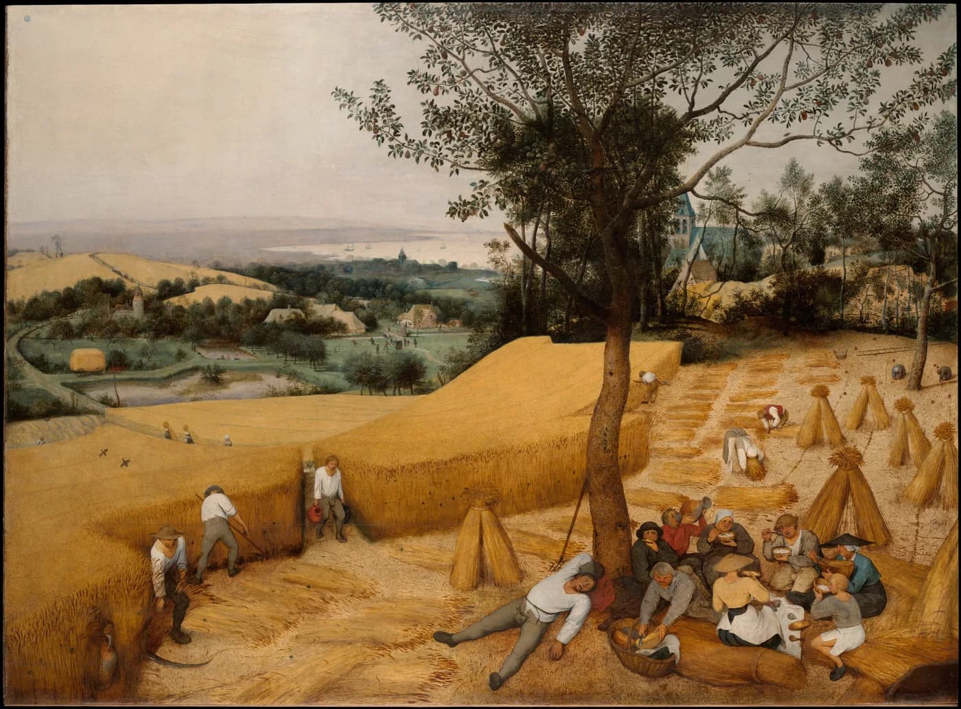 The Harvesters, the painting itself.