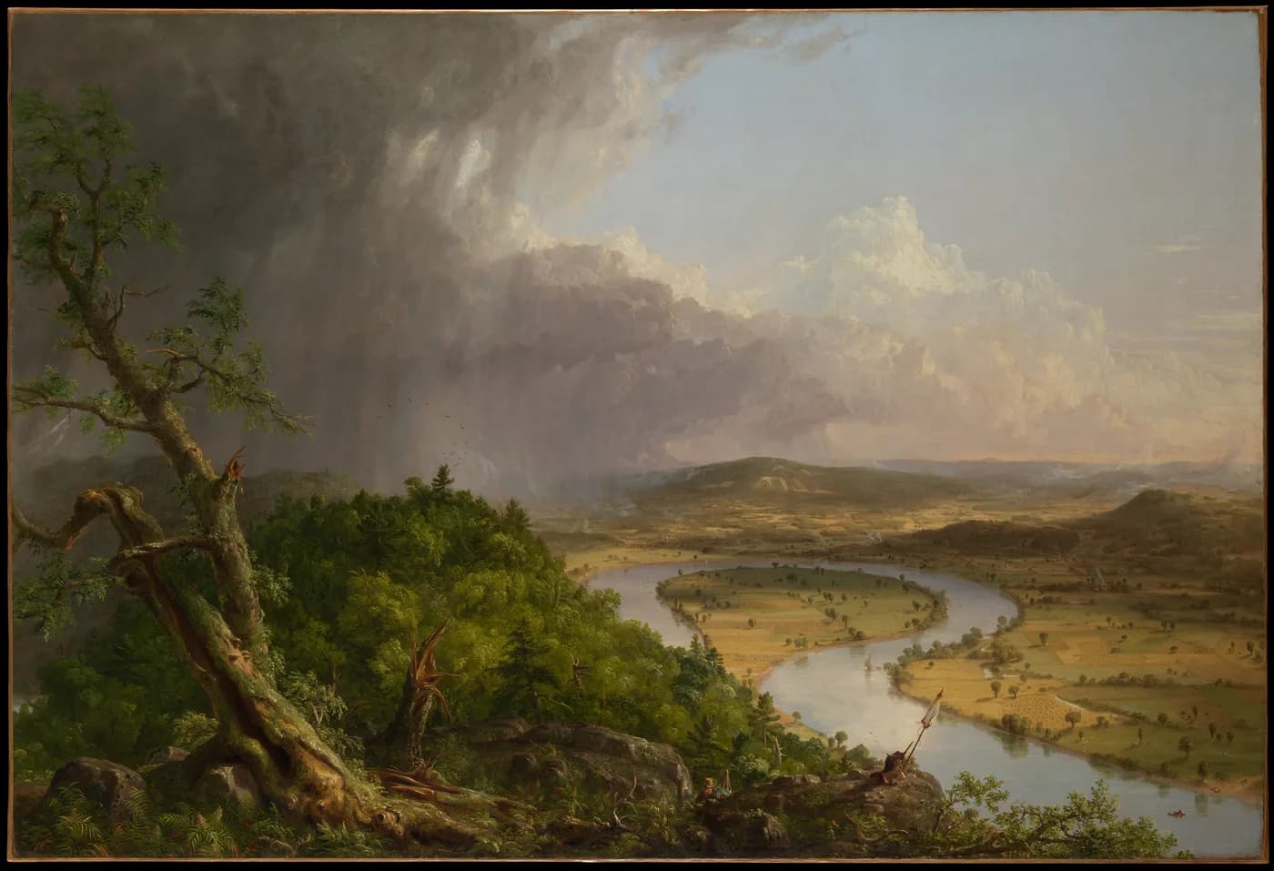 The Oxbow, the painting itself.